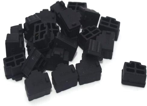 RJ45 Jack Dust Cover,20Pcs RJ45 Anti Dust Cover Cap Protector Plug Protects Ethernet Hub Port for RJ45 Female Port for TV,Computer,Other Devices (Black) in Saudi Arabia