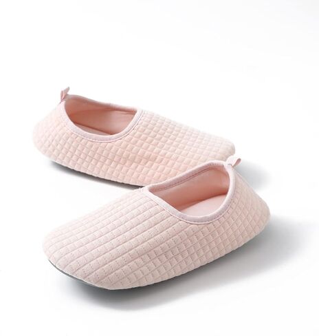 Ballerina Slippers for Women with Soft Memory Foam, Breathable Cotton and Rubber Sole Womens House Slippers in Saudi Arabia