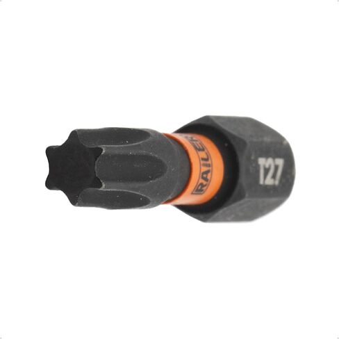 10pc TORX Star Screwdriver Bit Set 2 Inch S2 Steel Impact Bits Holder Set | Precision 6-point star geometry prevents cam-out. Includes extended 2" reach, storage bit holder & carabiner for 1/4" chucks. in Saudi Arabia