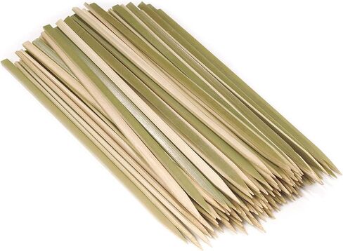 Perfect Stix 10 inch Wooden Flat Kabob Stick with Pointe. Pack of 100 Count in Saudi Arabia