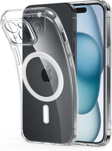 ESR for iPhone 16 Pro Case, Camera Control Compatible with MagSafe, Camera Protection, Shockproof Thin Cover, Resists Yellowing and Scratches, Magnetic Phone Case for iPhone 16 Pro, Clear in Saudi Arabia