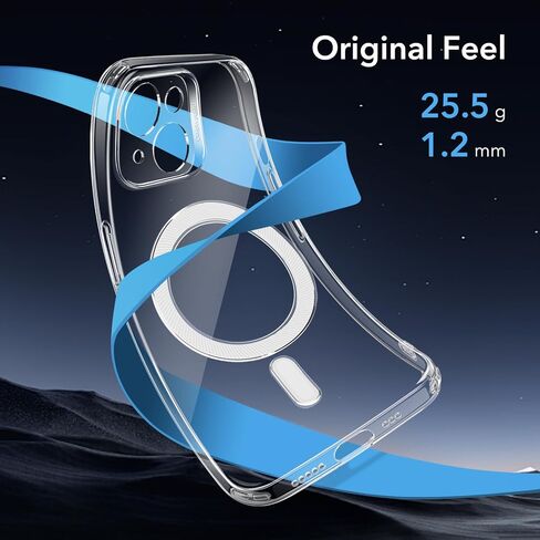 ESR for iPhone 16 Pro Case, Camera Control Compatible with MagSafe, Camera Protection, Shockproof Thin Cover, Resists Yellowing and Scratches, Magnetic Phone Case for iPhone 16 Pro, Clear in Saudi Arabia