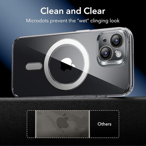 ESR for iPhone 16 Pro Case, Camera Control Compatible with MagSafe, Camera Protection, Shockproof Thin Cover, Resists Yellowing and Scratches, Magnetic Phone Case for iPhone 16 Pro, Clear in Saudi Arabia