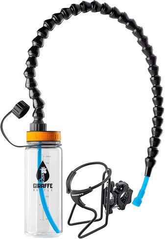Tower XL Hands Free Drinking System, Clear Tritan Bottle, with Round Tube Mounted Bottle Holder (Length 15 in / 38 cm) in Saudi Arabia