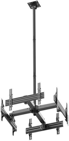 Monoprice Specialty Ceiling Mounted TV Wall Mount Bracket Quad Sided for 32" to 65" TVs up to 264lbs, Max VESA 600x400 in Saudi Arabia