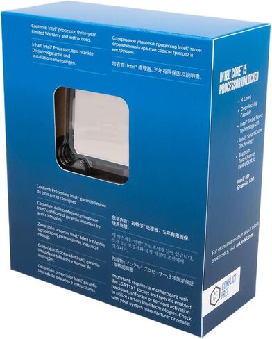 معالجات سطح المكتب Intel Core i5-7600K LGA 1151 (BX80677I57600K) in Kuwait