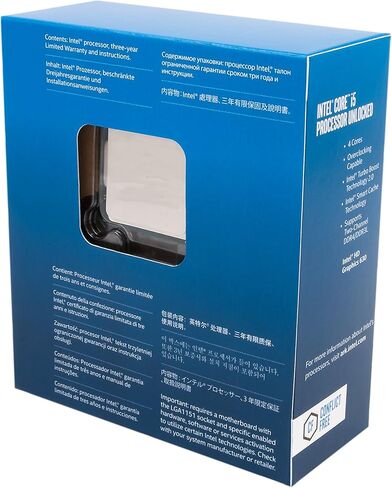 معالجات سطح المكتب Intel Core i5-7600K LGA 1151 (BX80677I57600K) in Kuwait