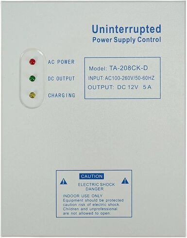 Power Supply Controller for Door Access System Electric Lock Intercom Camera Input 110V-240V AC to Output 12V DC 5A in Saudi Arabia
