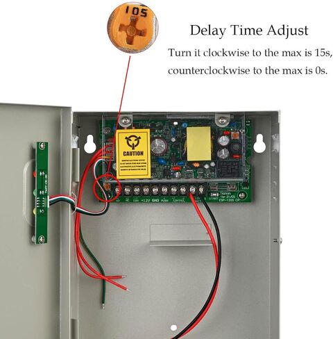 Power Supply Controller for Door Access System Electric Lock Intercom Camera Input 110V-240V AC to Output 12V DC 5A in Saudi Arabia