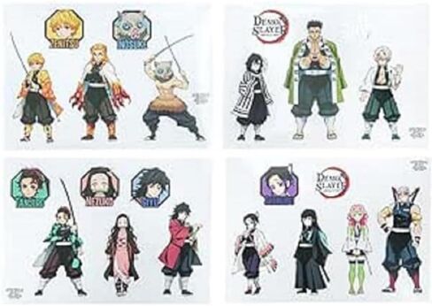Paladone Demon Slayer Gadget Details - Customize Your Tech with Anime Stickers - 22 Waterproof & Removable Decals in Saudi Arabia