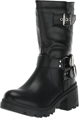 YOKI Women's Biker Mid Calf Boot in Saudi Arabia