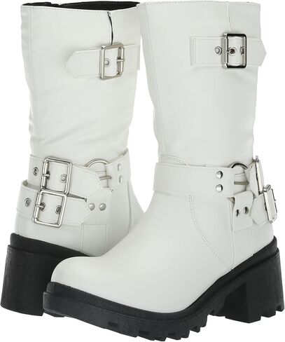 YOKI Women's Biker Mid Calf Boot in Saudi Arabia
