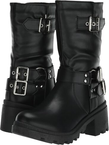 YOKI Women's Biker Mid Calf Boot in Saudi Arabia