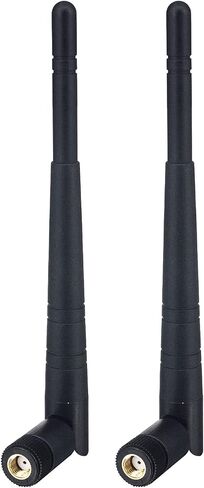 BOOBRIE 2-Pack Dual Band WiFi Antenna 2.4GHz 5GHz 5.8GHz 8dBi RP-SMA Male Connector Omni Directional WiFi Bluetooth Antenna for WiFi Router Network Devices Security IP Camera in Saudi Arabia