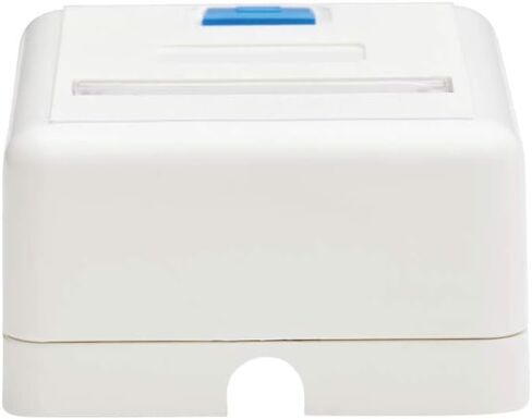 Tripp Lite Keystone Jack Surface Mount Box, 1 Port RJ45 Mount Box, White (N082-001-WH) in Saudi Arabia
