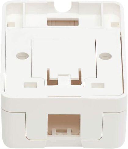 Tripp Lite Keystone Jack Surface Mount Box, 1 Port RJ45 Mount Box, White (N082-001-WH) in Saudi Arabia
