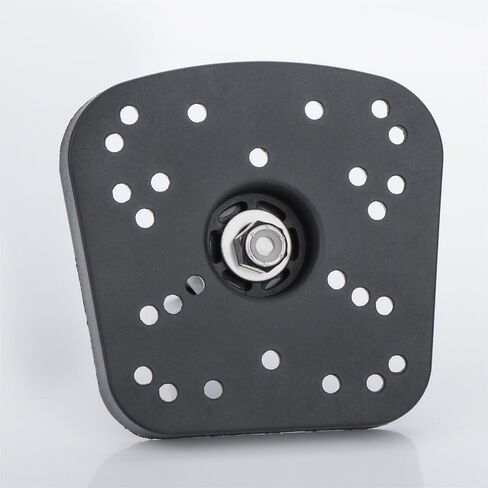 VTurboWay Fishing Fishfinder Mount، حامل إلكترونيات لكشف الأسماك على متن القارب العالمي، أسود in Kuwait