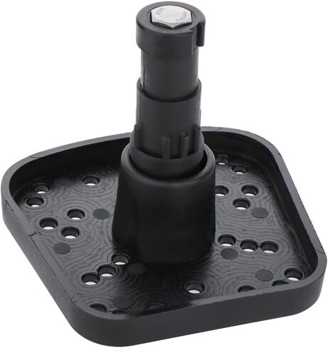 VTurboWay Fishing Fishfinder Mount، حامل إلكترونيات لكشف الأسماك على متن القارب العالمي، أسود in Kuwait