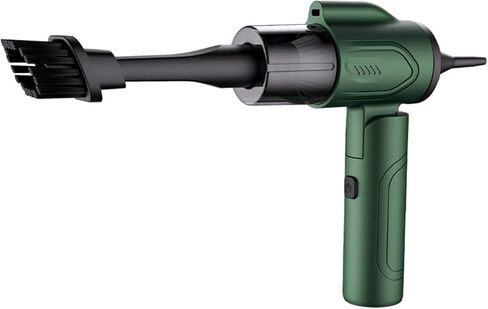 منفضة هواء لاسلكية، منفضة هواء مضغوطة كهربائية ومكنسة كهربائية 2 في 1، منفاخ هواء محمول سريع الشحن - يحل محل علب الهواء المضغوط، للوحة مفاتيح الكمبيوتر، السيارة، بيت الحيوانات الأليفة in Kuwait