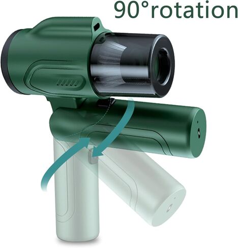 منفضة هواء لاسلكية، منفضة هواء مضغوطة كهربائية ومكنسة كهربائية 2 في 1، منفاخ هواء محمول سريع الشحن - يحل محل علب الهواء المضغوط، للوحة مفاتيح الكمبيوتر، السيارة، بيت الحيوانات الأليفة in Kuwait