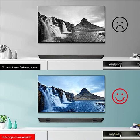 حامل مكبر الصوت العالمي، عمق قابل للتعديل 4.6-7.28 بوصة لهاتف Samsung LG JBL Sony Vizio Yamaha TCL Klipsch Monoprice Bose Polk Audio Panasonic Sonos والمزيد من شريط الصوت in Saudi Arabia