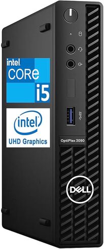 Dell Optiplex 3090 Micro Form Factor Business Desktop (6-Core Intel i5-10500T, 16GB RAM, 256GB PCIe SSD, Intel UHD 630, 5 USB Ports, 2 Display Port, RJ-45, Win 10 Pro) in Saudi Arabia