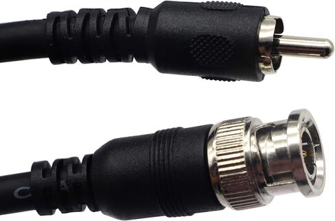 كابل تمديد zdyCGTime BNC إلى RCA كابل موصل فيديو مركب RCA ذكر إلى BNC ذكر لنظام كاميرا المراقبة CCTV من DVR إلى التلفزيون (5 أقدام/1.5 متر) in Saudi Arabia