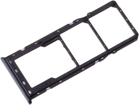 MMOBIEL DUAL SIM Card Slot Tray Holder Replacement Compatible with Samsung Galaxy A20 2019 - Incl. SIM Pin - Black in Saudi Arabia