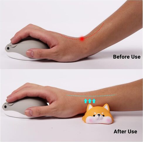 مسند معصم للفأر قطعتين بتصميم قطة لطيفة، مساند معصم صغيرة كاواي مريحة للفأرة، وسادة معصم مكتبية، وسادة معصم، دعم المعصم، مسند يد ناعم، مسند ذراع راحة اليد للكمبيوتر المحمول/الدراسة/الطالب/النساء in Kuwait