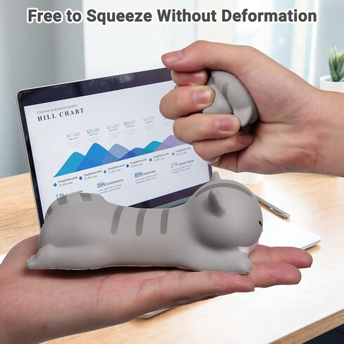 Wrist Rest for Mouse 2 pcs Cute Cat Design Mini Kawaii Ergonomic Mouse Wrist Rests Wrist Pad Desk Wrist Cushion Wrist Support Soft Hand Rest Palm Arm Rest for Computer Laptop/Study/Student/Women in Saudi Arabia