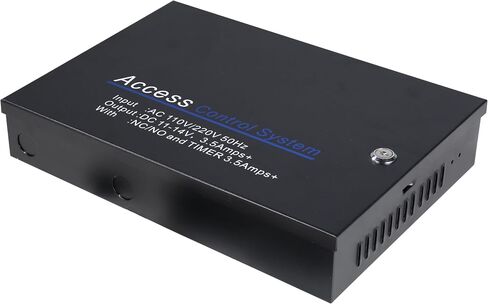 UHPPOTE Input 110VAC Output 12VDC Metal Power Supply Box with Backup Battery Link for Door Access Control Board in Saudi Arabia