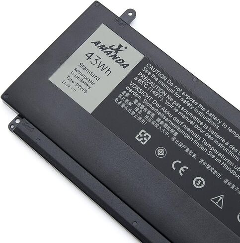 بطارية Amanda الجديدة D2VF9 متوافقة مع Dell Inspiron 15 7547 7548 0PXR51 PXR51 11.1V 43WH in Kuwait