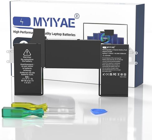 بطارية بديلة A2337 MGN63LL/A نوع A2389 لجهاز MacBook Air Retina 13 بوصة 2020 M1 EMC 3598 (4380mAh 49.9Wh 11.39V) in Saudi Arabia