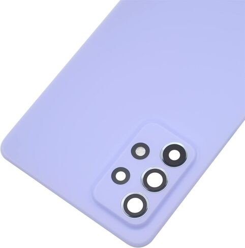 Awesome Violet Plastic Back Panel Cover Replacement for Samsung Galaxy A52 with Rear Camera's Frame Rear Camera's Glass Cover Pre-Install Adhesive and Installation Instruction Tool Kit in Saudi Arabia