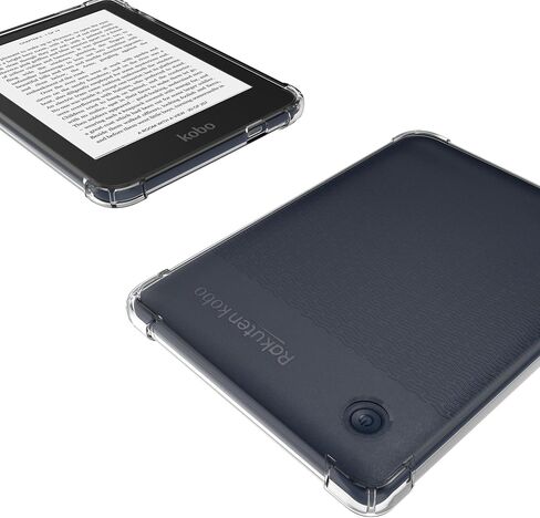 BOZHUORUI Clear Case for 6" Kobo Clara Colour (N367) / Clara BW (N365) / Clara 2E e-Reader (N506) - Ultra-Thin Lightweight Transparent Silicone Flexible Soft Back Cover (Clear) in Saudi Arabia