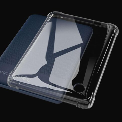 BOZHUORUI Clear Case for 6" Kobo Clara Colour (N367) / Clara BW (N365) / Clara 2E e-Reader (N506) - Ultra-Thin Lightweight Transparent Silicone Flexible Soft Back Cover (Clear) in Saudi Arabia