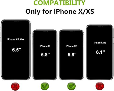 iCoverCase Compatible with iPhone Xs Max Case with Card Holder, Wallet Phone Case for Women Men RFID Blocking PU Leather Case (Beige) in Saudi Arabia