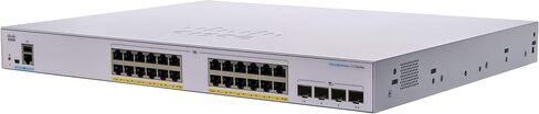 المحول المُدار من Cisco Business CBS350-24FP-4X | 24 منفذ جي إي | بو الكامل | 4x10G SFP+ | حماية محدودة مدى الحياة (CBS350-24FP-4X-NA) in Saudi Arabia