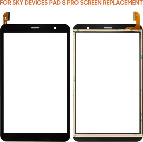 استبدال شاشة أجهزة Sky Pad 8 Pro مقاس 8.0 بوصات لجهاز Sky Device Pad 8 Pro جهاز لوحي بشاشة تعمل باللمس PX080517A401 مستشعر زجاجي بديل أسود مع أدوات in Saudi Arabia