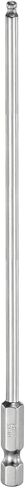 Ball End Hex Screwdriver Bit Set 6mm (H6.0) Size 1/4" Hex Shank 200mm (8") Long Magnetic Ball Head Bits S2 Steel Metric Screw Driver Bit in Saudi Arabia