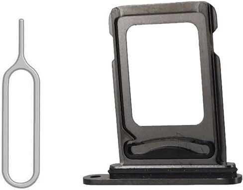 SIM Card Tray Holder Slot with Rubber Waterproof Gasket Replacement incl. Open Eject Pin for iPhone 12 Pro and 12 Pro Max (Gold, Dual Sim Version) in Saudi Arabia