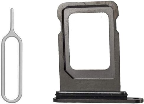 SIM Card Tray Holder Slot with Rubber Waterproof Gasket Replacement incl. Open Eject Pin for iPhone 12 Pro and 12 Pro Max (Gold, Dual Sim Version) in Saudi Arabia