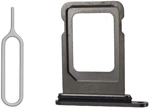SIM Card Tray Holder Slot with Rubber Waterproof Gasket Replacement incl. Open Eject Pin for iPhone 12 Pro and 12 Pro Max (Gold, Dual Sim Version) in Saudi Arabia