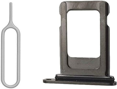 SIM Card Tray Holder Slot with Rubber Waterproof Gasket Replacement incl. Open Eject Pin for iPhone 12 Pro and 12 Pro Max (Gold, Dual Sim Version) in Saudi Arabia