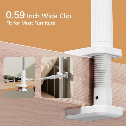 Phone Stand for Recording Overhead - Phone Holder for Desk 360° Rotation, Overhead Phone Mount Remote Control Foldable 5 Brightness 3 Color Rechargeable for Tiktok Youtube Filming Live Streaming in Saudi Arabia