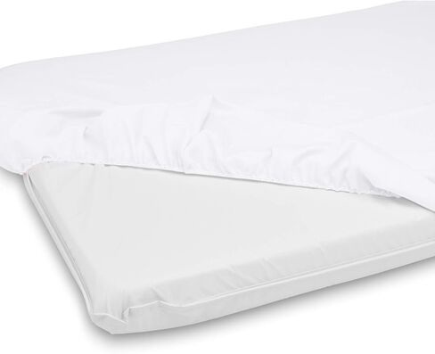 Cradle Mattress & Sheet Combo, White, 18" W x 36" L in Kuwait