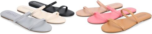 صنادل Adyrae النسائية من مجموعة Journee Collection من مادة Tru Comfort FoamTM in Saudi Arabia