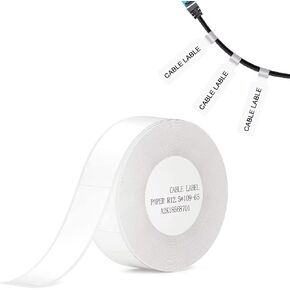 Label Maker Tape Compatible for NIIMBOT D11 D110 D101, Label Printer Paper Waterproof Anti-Oil Scratch-Resistant Sticker 14x40mm (5 Colors)