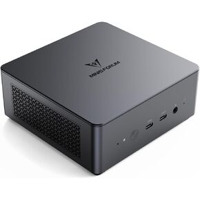 MINISFORUM Neptune HX99G Mini PC AMD Ryzen 9 6900HX 32GB DDR5 1TB SSD AMD Radeon RX 6600M Mini Gaming PC Wi-Fi 6E/BT5.2, 2xHDMI, 2X USB4 Port, 2X Slot PCIe/Sata SSD, 5X USB3.2 Port (Renewed), black