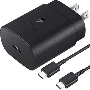 Samsung USB C Super Fast Charging Wall Charger with 5FT Type C Cable Compatible Samsung Galaxy S24 S23 S22 Ultra S21 FE S20 S10 Z flip 4 A13, Google Pixel 7a 7 Pro 6a 6 Pro 5a 5 4a 4 XL 3XL 2